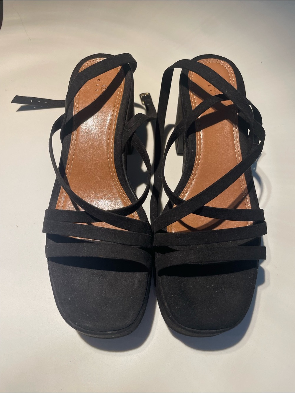 ASOS Black Strappy Lace-Up Women's Sandals